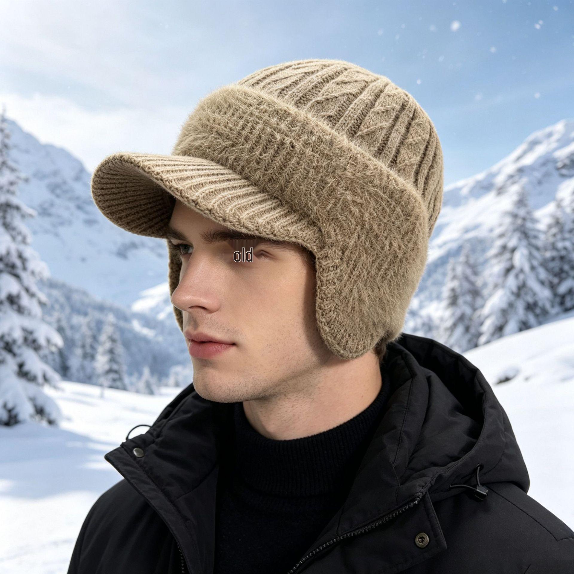 Men s Winter Thickened Wool Hat with Rabbit Fur Lining Ear Protection - Windproof, Cold Proof Knitted Cycling Hat One size
Men s Winter Thickened Wool Hat with Rabbit Fur Lining Ear Protection - Windproof, Cold Proof Knitted Cycling Hat One size