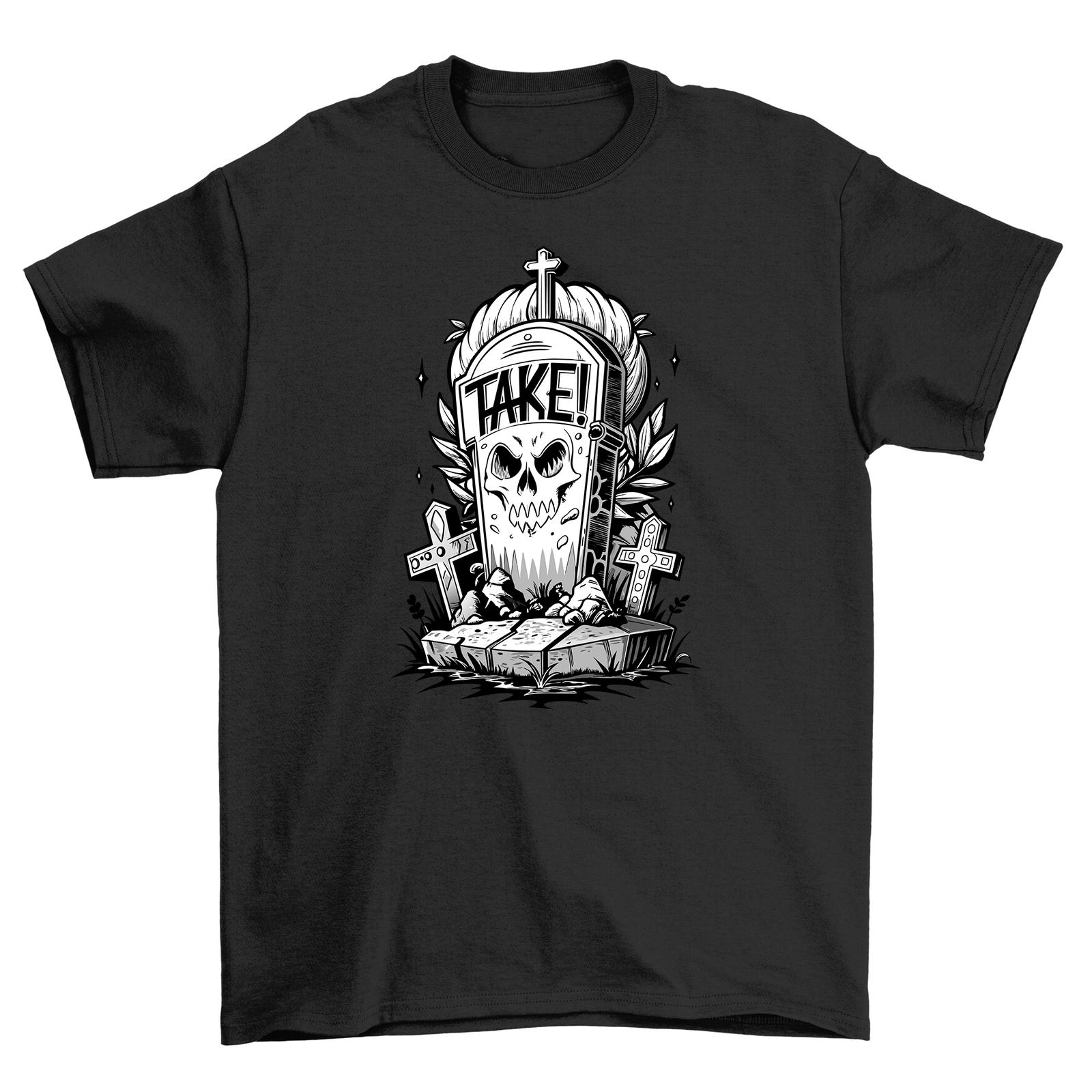 HALLOWEEN_214 Skull and Crossbones T-Shirt Mens Womens Tees Top - Spooktacularly Funny! Unisex Design 2XL
HALLOWEEN_214 Skull and Crossbones T-Shirt Mens Womens Tees Top - Spooktacularly Funny! Unisex Design 2XL