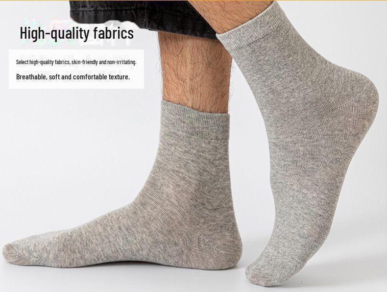 Мужские длинные однотонные носки средней длины в деловом стиле с высокой талией для осени и зимы One Size
Мужские длинные однотонные носки средней длины в деловом стиле с высокой талией для осени и зимы One Size