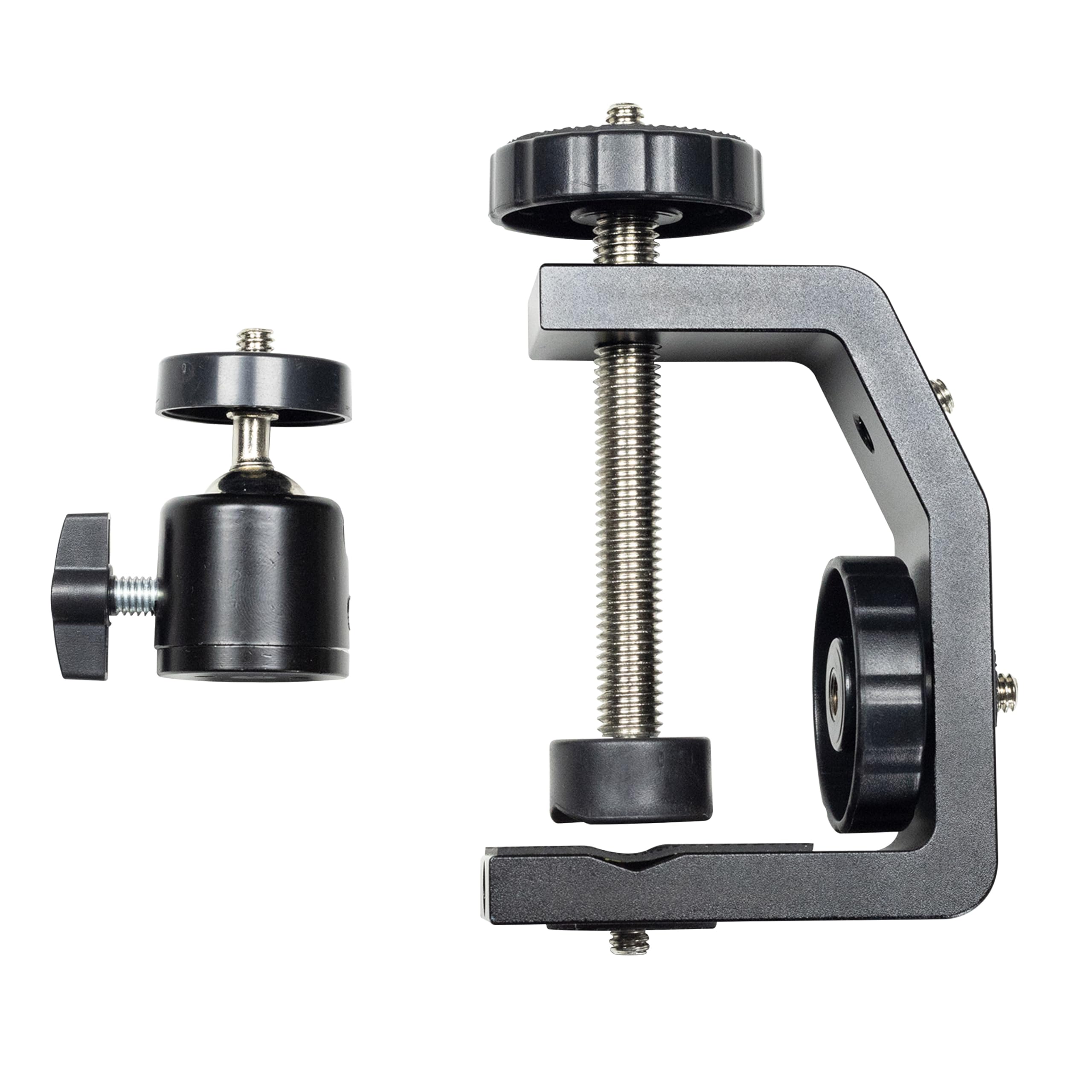 Tripod Camera Clamp Set Camera Head Clamp Camera Arm Clamp Camera Stand Screw Ball Head with Shoe Maximum Clamping Range 66mm HFS(R) 1/4
Tripod Camera Clamp Set Camera Head Clamp Camera Arm Clamp Camera Stand Screw Ball Head with Shoe Maximum Clamping Range 66mm HFS(R) 1/4