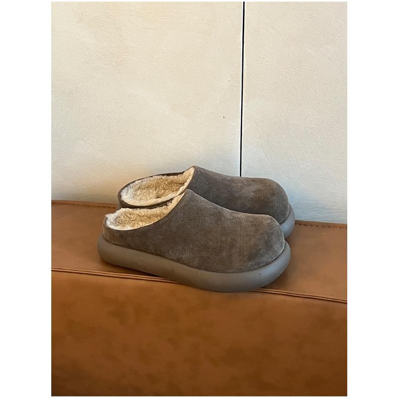 Fleece women s new autumn and winter outer wear thick-soled half-tray fluffy shoes, one pedal warm cotton shoes 40 темно-коричневого кольору
Fleece women s new autumn and winter outer wear thick-soled half-tray fluffy shoes, one pedal warm cotton shoes 40 темно-коричневого кольору