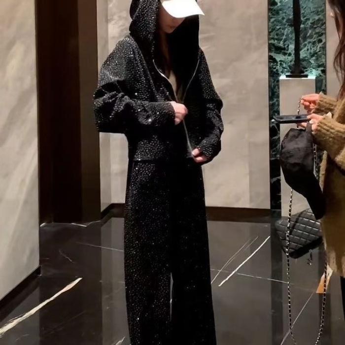 Women s High-End Slimming Sports Suit: Spring/Autumn Korean Fashion Hoodie & Casual Two-Piece Set Extra Large чорний
Women s High-End Slimming Sports Suit: Spring/Autumn Korean Fashion Hoodie & Casual Two-Piece Set Extra Large чорний