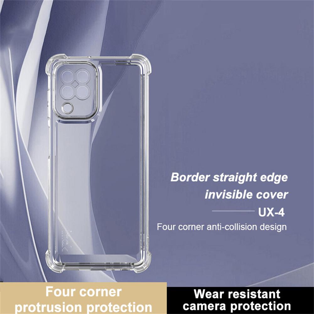 IMAK UX-4 Series for Samsung Galaxy A22 4G (EU Version) Case Straight Frame Four Corner Shockproof Clear TPU Cover A
IMAK UX-4 Series for Samsung Galaxy A22 4G (EU Version) Case Straight Frame Four Corner Shockproof Clear TPU Cover A