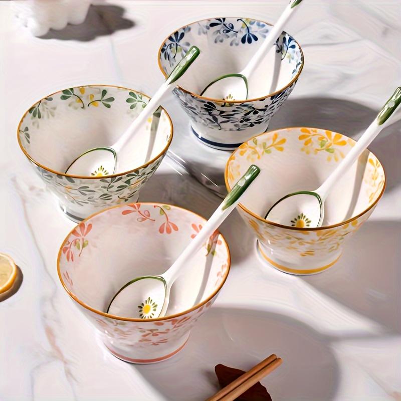 Японские миски для риса Керамические миски для соуса Набор из 4 мисок для суши Миски для супа Миски для риса с разными красочными цветочными рисунками
Японские миски для риса Керамические миски для соуса Набор из 4 мисок для суши Миски для супа Миски для риса с разными красочными цветочными рисунками