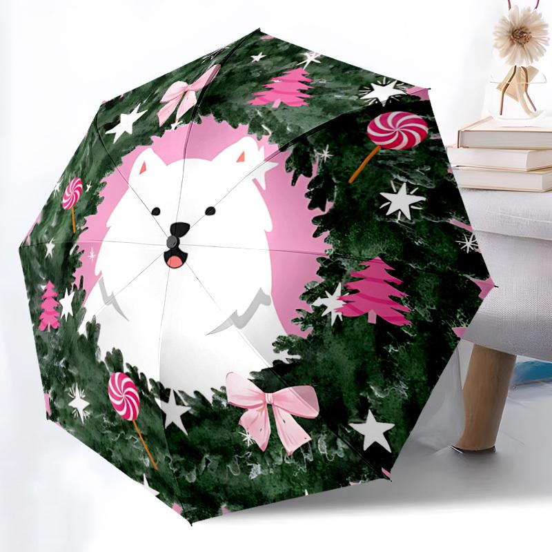 1pc Christmas Wreath Automatic Folding Umbrella - Portable Collapsible, 8-Rib Durable Frame, Perfect for Outdoor Use, yy251218084
1pc Christmas Wreath Automatic Folding Umbrella - Portable Collapsible, 8-Rib Durable Frame, Perfect for Outdoor Use, yy251218084