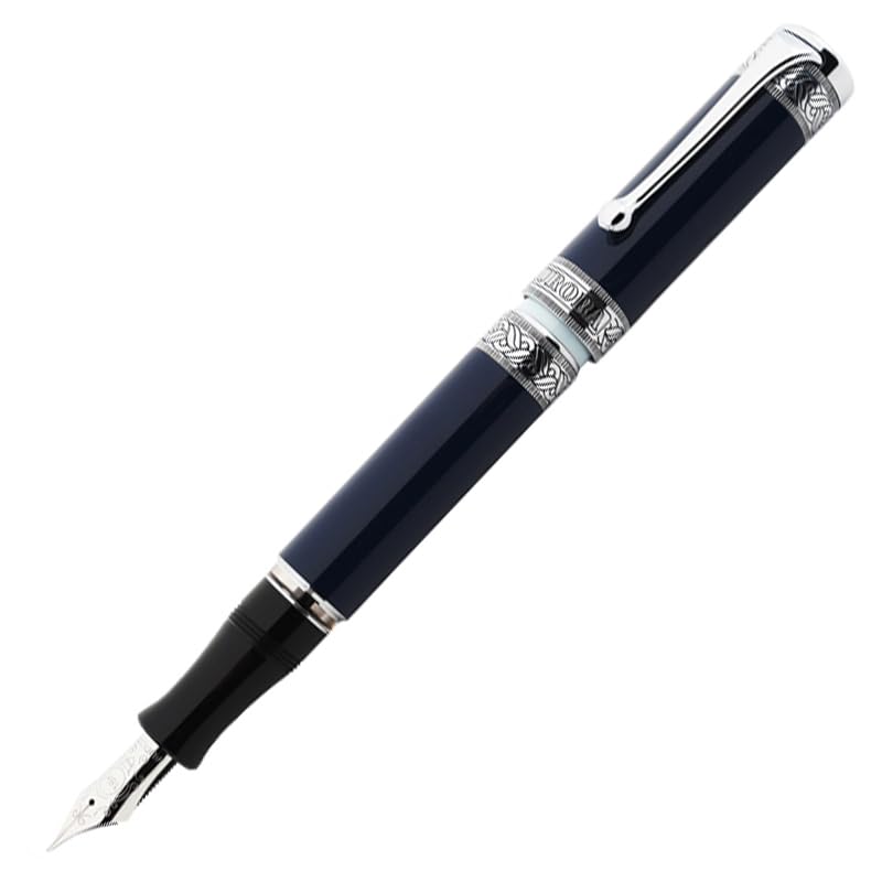 Перьева ручка AURORA Limited to 1265 Dante Purgatorio Deep Blue CT Rhodium 18K Inhalation Type Extra Fine Character EF 920-DB-EF
Перьева ручка AURORA Limited to 1265 Dante Purgatorio Deep Blue CT Rhodium 18K Inhalation Type Extra Fine Character EF 920-DB-EF