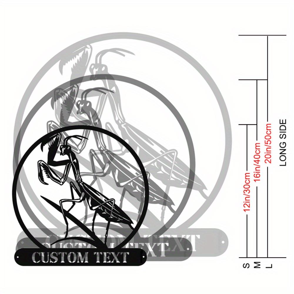 Exclusive Mantis Metal Wall Art, Modern Style Featherless Power Decor, Multi-Purpose Home Hanging Sign 30cm
Exclusive Mantis Metal Wall Art, Modern Style Featherless Power Decor, Multi-Purpose Home Hanging Sign 30cm