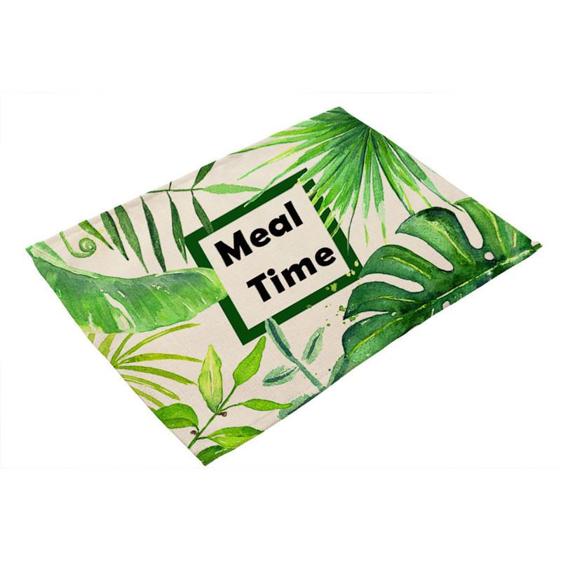 Green Leaf Plant Pattern Dining Table Mats Kitchen Placemat Coaster Linen Pad Bowl Cup Mat 45*30cm Home Decor 2pcs 30x45cm
Green Leaf Plant Pattern Dining Table Mats Kitchen Placemat Coaster Linen Pad Bowl Cup Mat 45*30cm Home Decor 2pcs 30x45cm