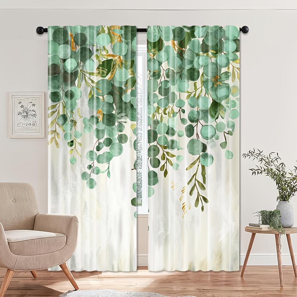 2 шт. Шторы с принтом зеленых растений U2013 Элегантный декор спальни на весну, Полупрозрачная полиэстеровая ткань с ботаническим рисунком, Штанга 53x116cm 2pc&Without mount
2 шт. Шторы с принтом зеленых растений U2013 Элегантный декор спальни на весну, Полупрозрачная полиэстеровая ткань с ботаническим рисунком, Штанга 53x116cm 2pc&Without mount