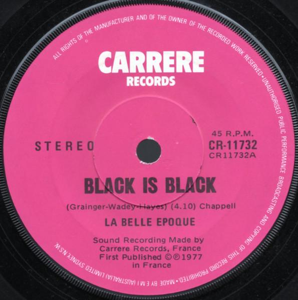 7-дюймовая пластинка LA BELLE EPOQUE Black Is Black CR11732 CARRERE 1977 Австралия SoulFunk Б/у
7-дюймовая пластинка LA BELLE EPOQUE Black Is Black CR11732 CARRERE 1977 Австралия SoulFunk Б/у