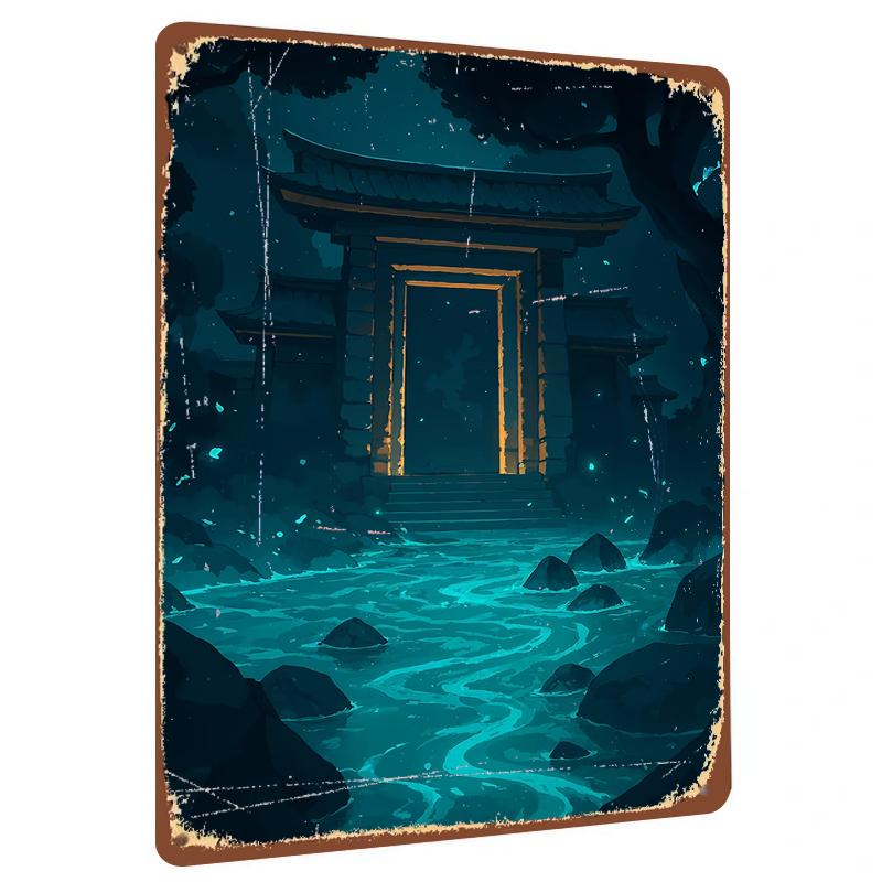 Chinese Ancient Gate Night Scene Metal Wall Art Zen Landscape GlowintheDark Home Decor 20x30cm(7.8x11.8inch)
Chinese Ancient Gate Night Scene Metal Wall Art Zen Landscape GlowintheDark Home Decor 20x30cm(7.8x11.8inch)