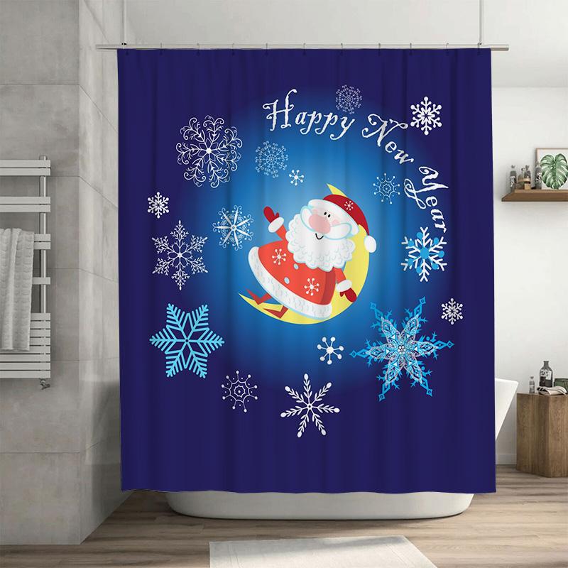 Tu Christmas Shower Curtain Santa Claus Holiday Festive Bathroom Decor Merry Xmas Pattern Waterproof Backdrop Xmas Gift W60H190(CM)-1 Pcs
Tu Christmas Shower Curtain Santa Claus Holiday Festive Bathroom Decor Merry Xmas Pattern Waterproof Backdrop Xmas Gift W60H190(CM)-1 Pcs