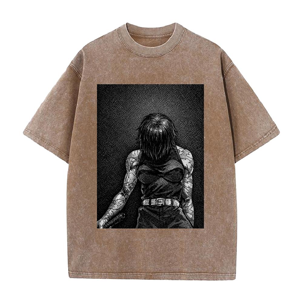 Manga Jujutsu Kaisen T Shirt Zenin Maki Vintage Washed T-shirt Summer Casual Short Sleeve Loose Cotton Tees Tops Men Clothing S коричневый
Manga Jujutsu Kaisen T Shirt Zenin Maki Vintage Washed T-shirt Summer Casual Short Sleeve Loose Cotton Tees Tops Men Clothing S коричневый