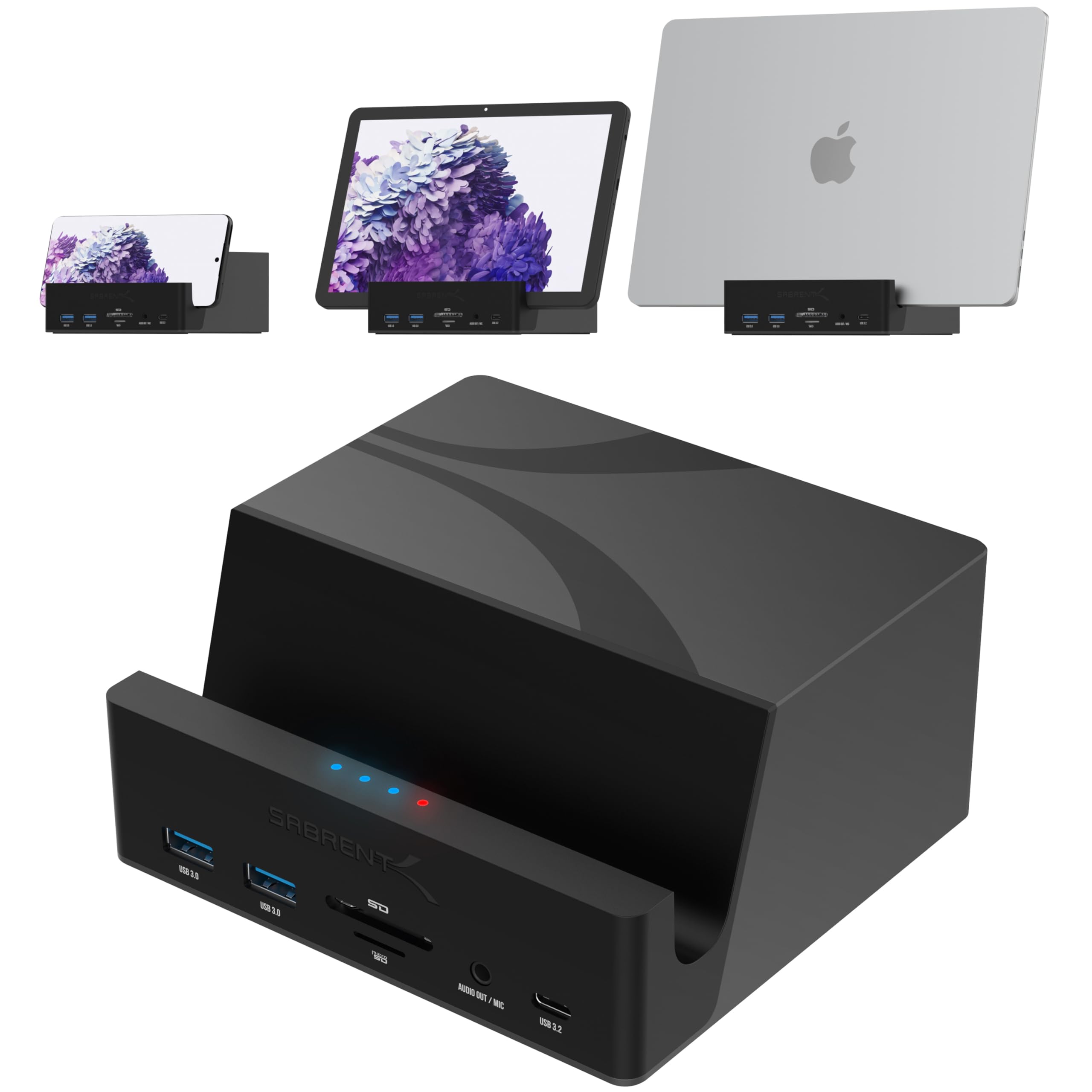 Універсальна док-станція SABRENT з подвійним монітором Displaylink Dock для і Смартфонів Ноутбуків USB-C, Ультрабуків, Хромбуків, Макбуків, Айпадів,
Універсальна док-станція SABRENT з подвійним монітором Displaylink Dock для і Смартфонів Ноутбуків USB-C, Ультрабуків, Хромбуків, Макбуків, Айпадів,