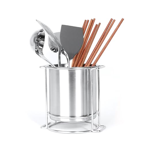 IMEEA Chopstick Holder, Kitchen Tool Stand, SUS304 Stainless Steel, Cutlery Stand for Commercial Kitchens, Storage for Chopsticks, Forks, Spoons, Ladl
IMEEA Chopstick Holder, Kitchen Tool Stand, SUS304 Stainless Steel, Cutlery Stand for Commercial Kitchens, Storage for Chopsticks, Forks, Spoons, Ladl