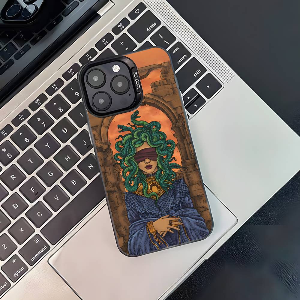 Medusa Greek Mythology Phone Case For iPhone 17,16,15,14,13,12,11,Pro,XS,Max,Plus,Mini,SE4,E Black Matte Shockproof Cover iPhone17Promax
Medusa Greek Mythology Phone Case For iPhone 17,16,15,14,13,12,11,Pro,XS,Max,Plus,Mini,SE4,E Black Matte Shockproof Cover iPhone17Promax