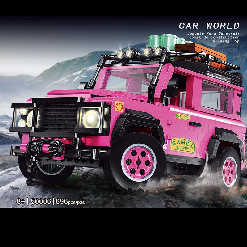 Defender 696 шт. модельные строительные блоки розовый джип внедорожник набор кирпичей для детей подарки
Defender 696 шт. модельные строительные блоки розовый джип внедорожник набор кирпичей для детей подарки