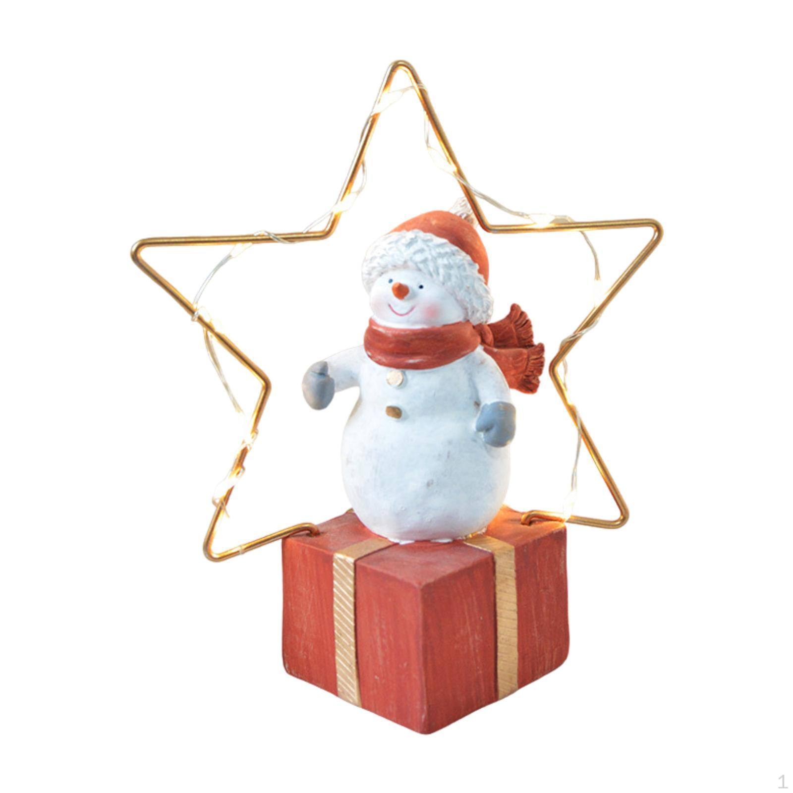 Christmas Snowman Figurine Decoration Sculpture Statue Xmas Desk Ornament for Office
Christmas Snowman Figurine Decoration Sculpture Statue Xmas Desk Ornament for Office