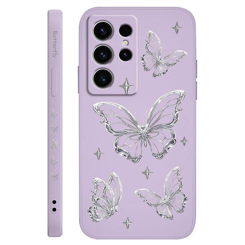 Silver Butterfly Phone Case For Samsung Galaxy S26 Plus Ultra Silicone Cover Galaxy S26 Ultra
Silver Butterfly Phone Case For Samsung Galaxy S26 Plus Ultra Silicone Cover Galaxy S26 Ultra