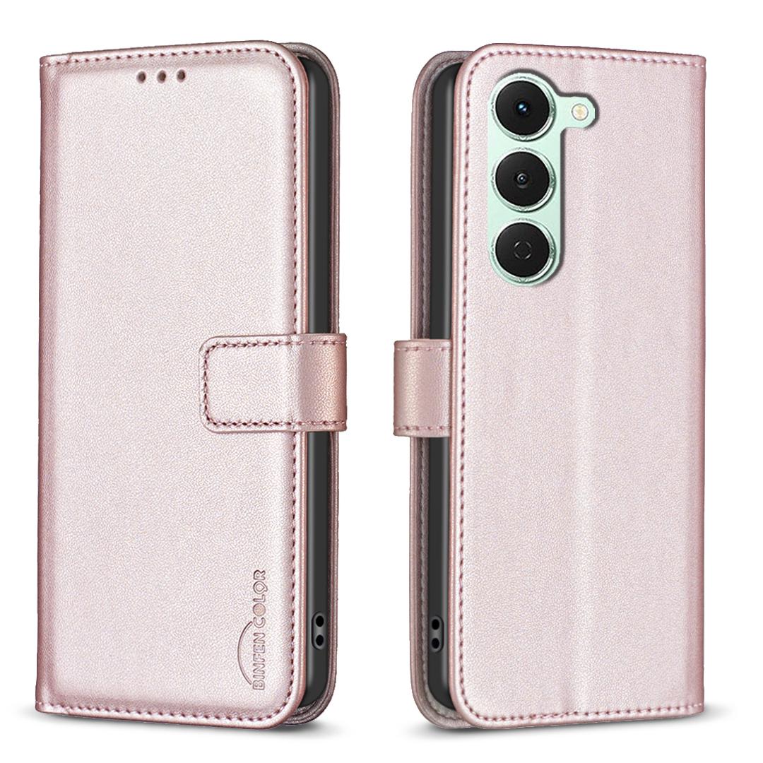 For TECNO Spark 40 Pro+ 4G Phone Case BINFEN COLOR BF17 Wallet Folio Flip Leather Cover Rose Gold
For TECNO Spark 40 Pro+ 4G Phone Case BINFEN COLOR BF17 Wallet Folio Flip Leather Cover Rose Gold