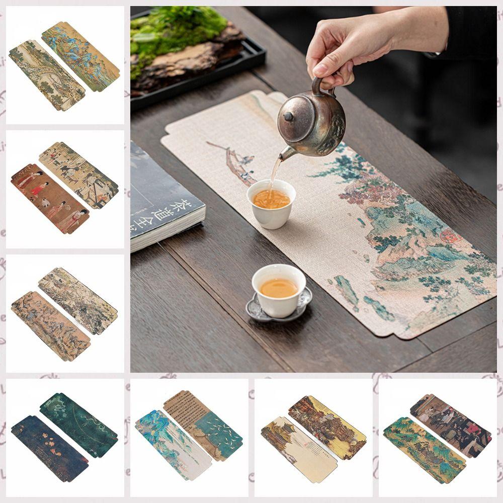 Double-sided Chinese Tea Towel Chinese Style Tea Mat Tea Table Flag Tea Cushion Home A
Double-sided Chinese Tea Towel Chinese Style Tea Mat Tea Table Flag Tea Cushion Home A