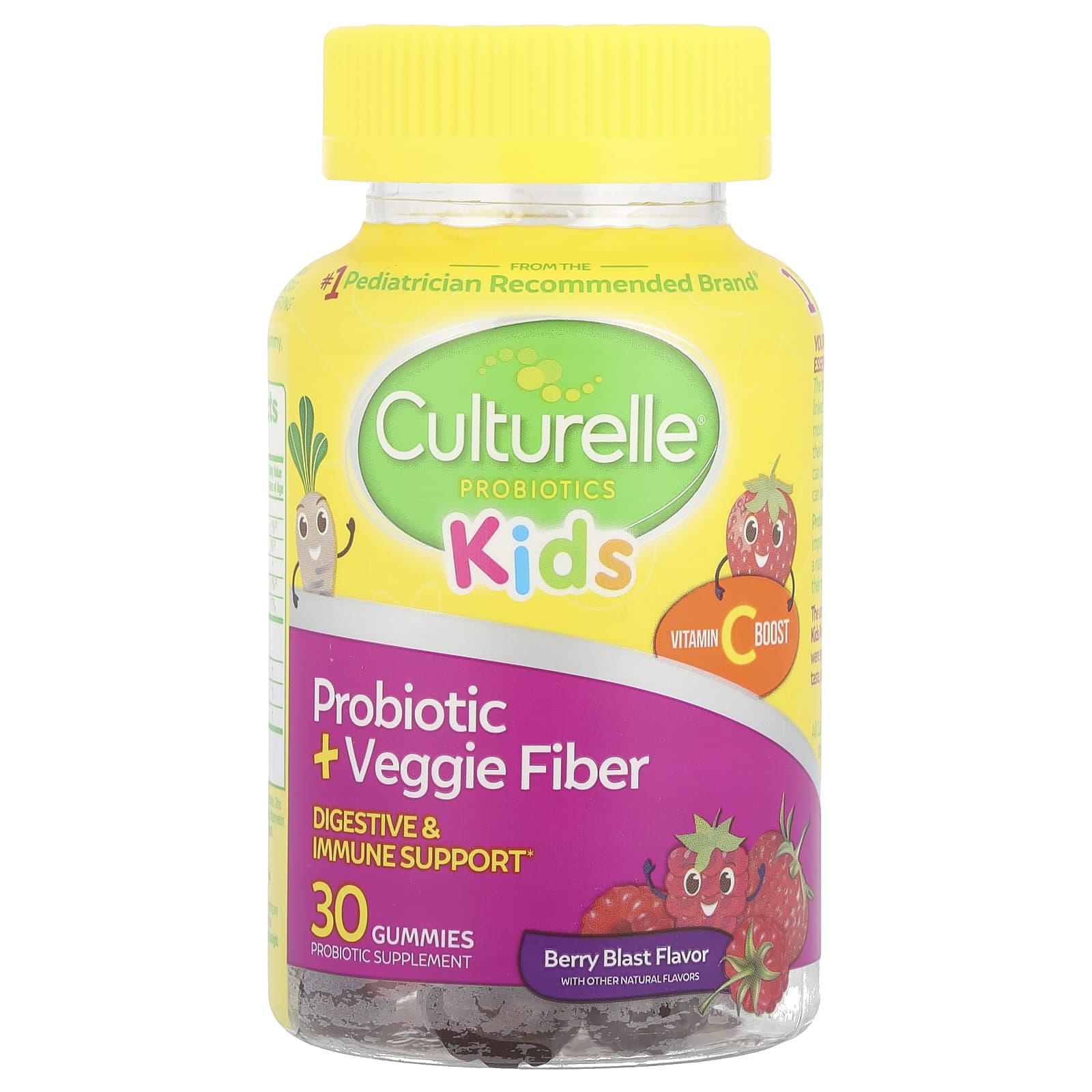 Culturelle, дитячі, пробіотичні жувальні цукерки, смак «Ягідний вибух», 30 жувальних цукерок для прийому один раз на день
Culturelle, дитячі, пробіотичні жувальні цукерки, смак «Ягідний вибух», 30 жувальних цукерок для прийому один раз на день