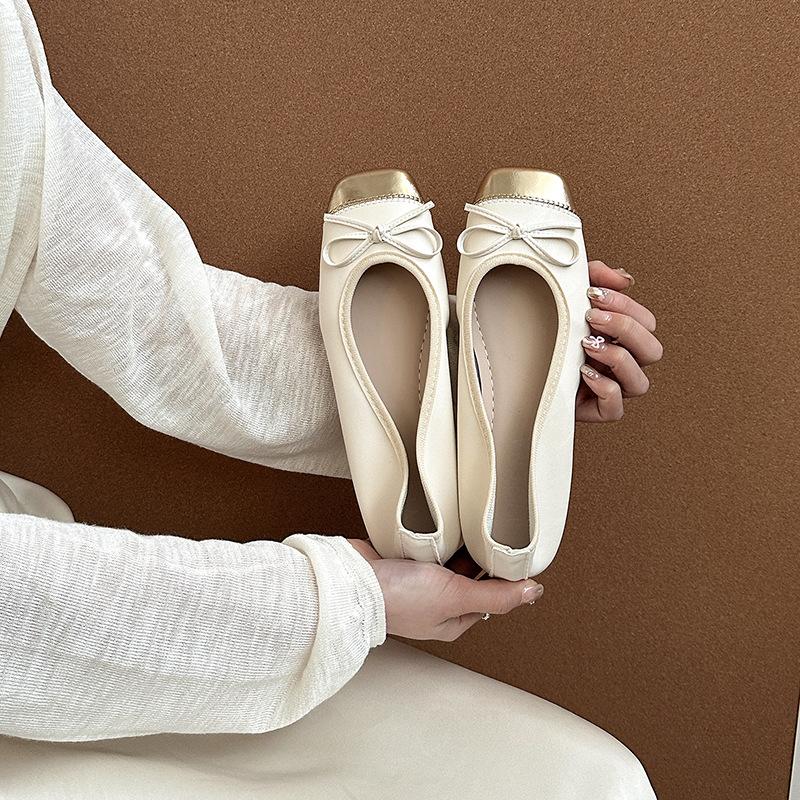 Балетки с бантиком, с открытым верхом, женские летние, новая модная модель, из мягкой кожи, на плоской подошве 40 бежевый
Балетки с бантиком, с открытым верхом, женские летние, новая модная модель, из мягкой кожи, на плоской подошве 40 бежевый