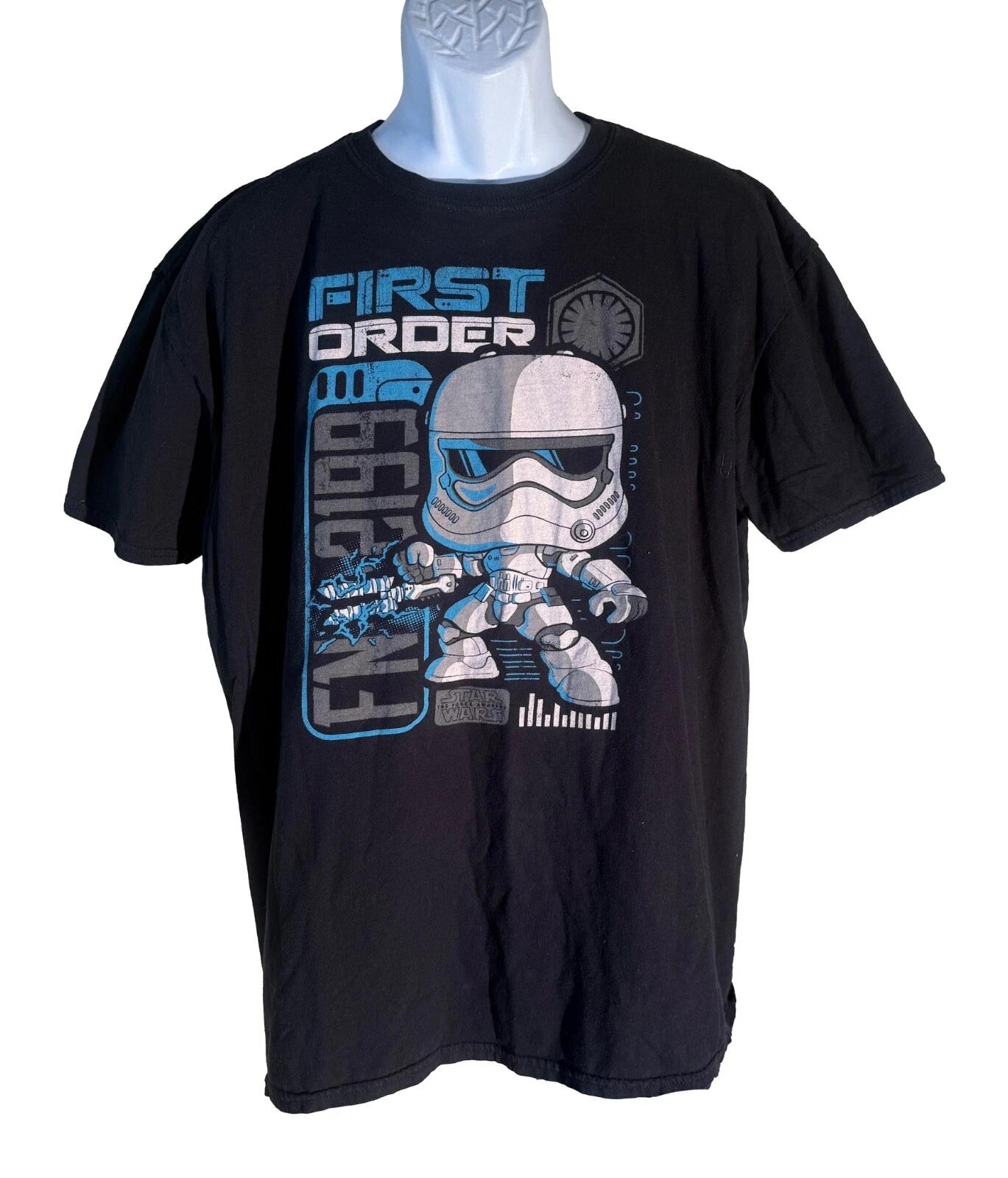 STAR WARS Short Sleeve Pull-Over FIRST ORDER Black 100% Cotton T-shirt Mens Tees Top 2XL S
STAR WARS Short Sleeve Pull-Over FIRST ORDER Black 100% Cotton T-shirt Mens Tees Top 2XL S