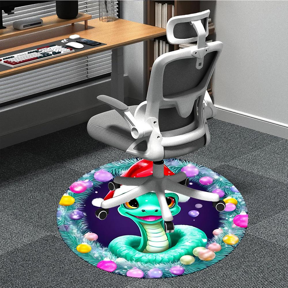 1pc Christmas Snake Chair Carpet for Office, Round Polyester Mat, Indoor Decor for Office, Washable Non-slip Carpet yy251219031 80cm by 80cm
1pc Christmas Snake Chair Carpet for Office, Round Polyester Mat, Indoor Decor for Office, Washable Non-slip Carpet yy251219031 80cm by 80cm