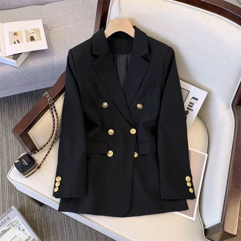 Women s Autumn and Winter Fashion Temperament Loose High-end Suits Appear Thin Tops To Reduce Age M чёрный
Women s Autumn and Winter Fashion Temperament Loose High-end Suits Appear Thin Tops To Reduce Age M чёрный