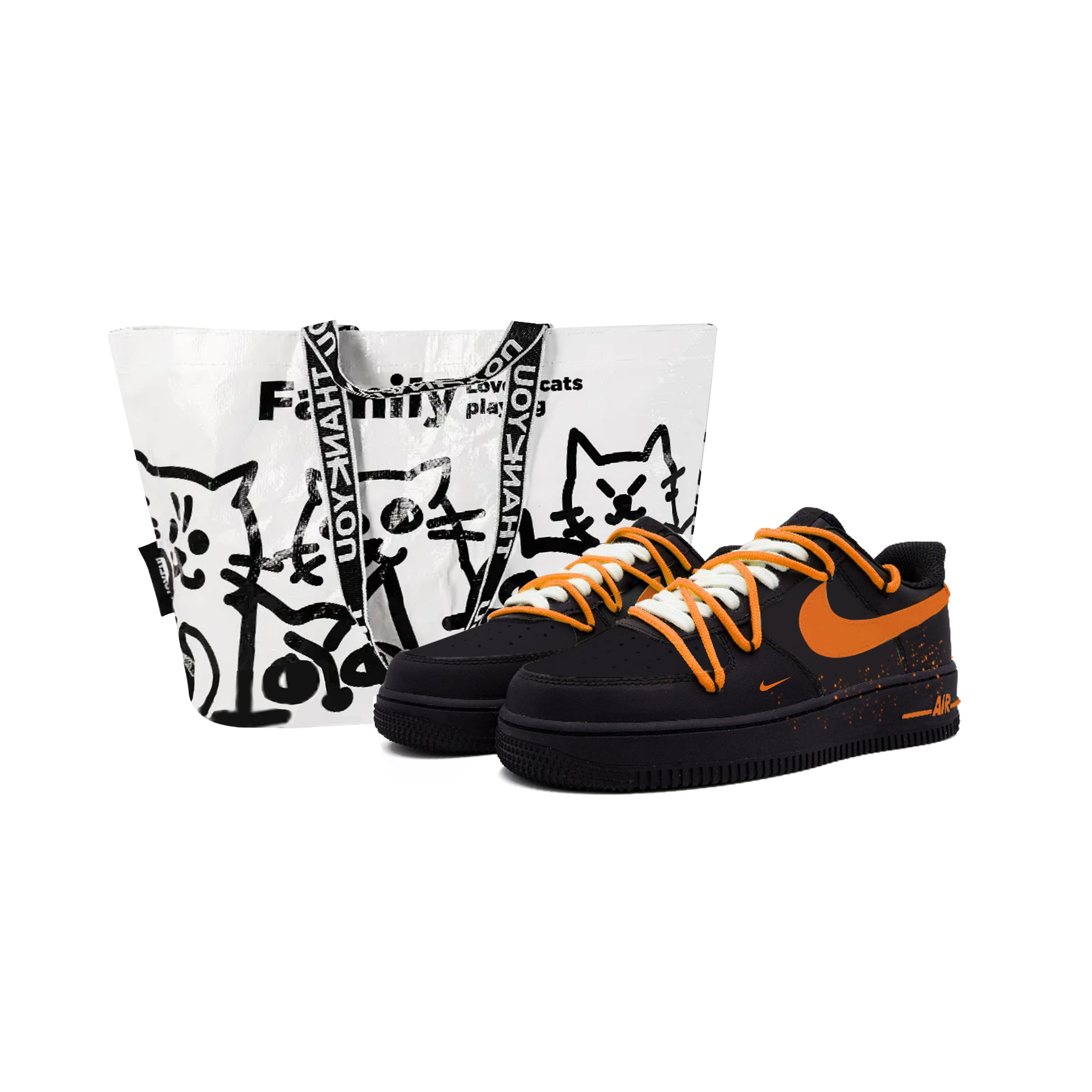 Nike Air Force 1 Skateboard Shoes Unisex Low Top Black Orange HM9483-001(Team1274-S-Box) 35.5
Nike Air Force 1 Skateboard Shoes Unisex Low Top Black Orange HM9483-001(Team1274-S-Box) 35.5
