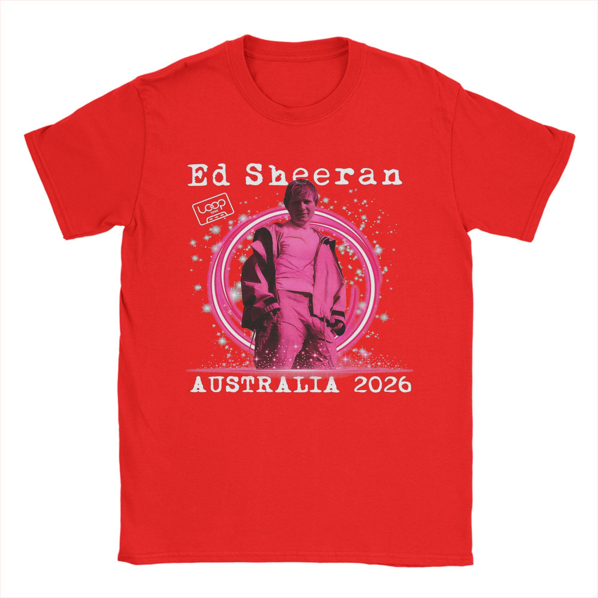 Ed Sheerans Australia 2026 Loop Tour T Shirts Mens 100 Cotton Vintage TShirt Crewneck Tees Short Sleeve Clothes Gift Idea S
Ed Sheerans Australia 2026 Loop Tour T Shirts Mens 100 Cotton Vintage TShirt Crewneck Tees Short Sleeve Clothes Gift Idea S