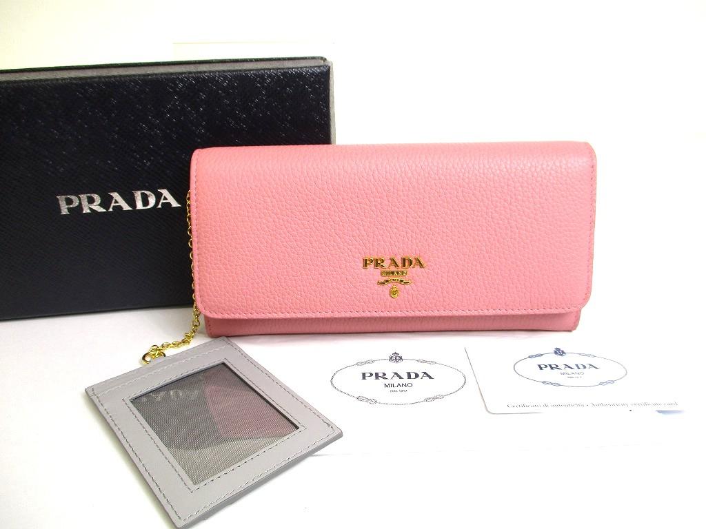 Authentic PRADA Pink and Gray Deer Leather Bifold Long Flap Wallet #a636 Refurbished
Authentic PRADA Pink and Gray Deer Leather Bifold Long Flap Wallet #a636 Refurbished