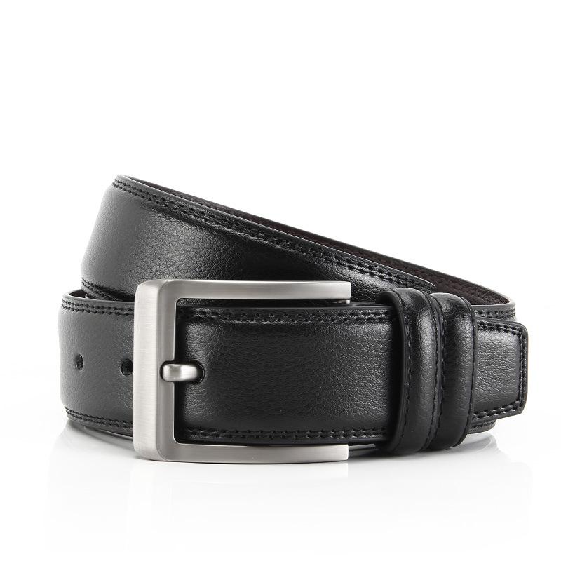 Ремень с игольной пряжкой Мужской повседневный ремень из коровьей кожи второго слоя Мужской кожаный ремень 110-130CM
Ремень с игольной пряжкой Мужской повседневный ремень из коровьей кожи второго слоя Мужской кожаный ремень 110-130CM