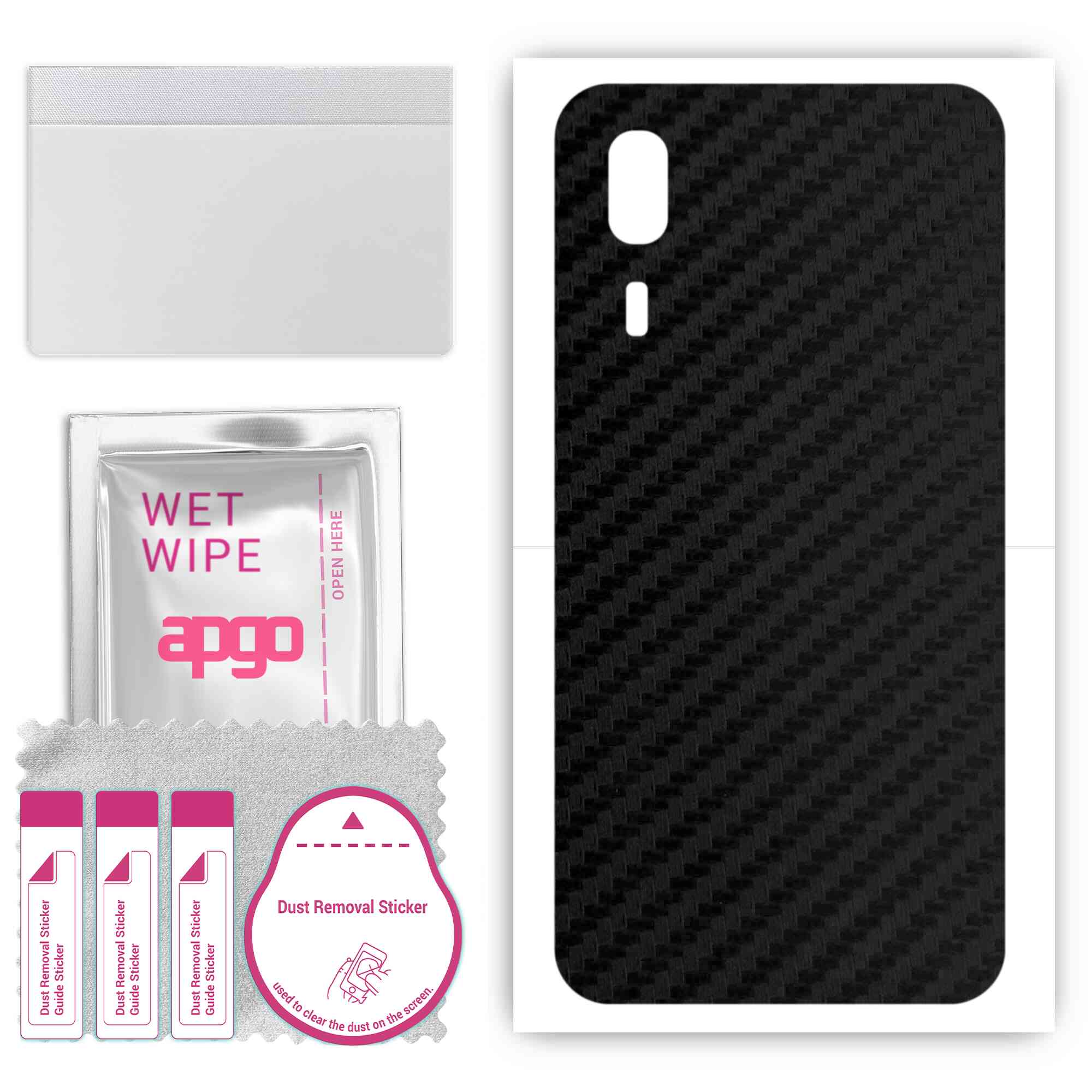 Apgo Protective Skin Sticker для задньої панелі, сумісний із Samsung Galaxy A2 Core, Wrap Film, Foil, Vinyl - Pattern Carbon Black
Apgo Protective Skin Sticker для задньої панелі, сумісний із Samsung Galaxy A2 Core, Wrap Film, Foil, Vinyl - Pattern Carbon Black