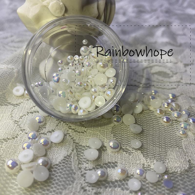 Plated AB Color High-Gloss Mixed Size Nail Art Patches - Wearable DIY Pearl Accessories
Plated AB Color High-Gloss Mixed Size Nail Art Patches - Wearable DIY Pearl Accessories