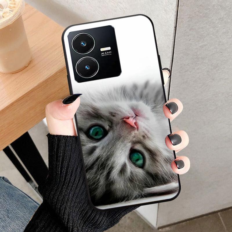 For Vivo Y22 4G Case Wolf Cat Soft Silicone Shockproof Phone Cover For Vivo V2207 V2206 Y22s Y 22 Y 22S Cases 2022 Black Bumper Vivo V2206
For Vivo Y22 4G Case Wolf Cat Soft Silicone Shockproof Phone Cover For Vivo V2207 V2206 Y22s Y 22 Y 22S Cases 2022 Black Bumper Vivo V2206