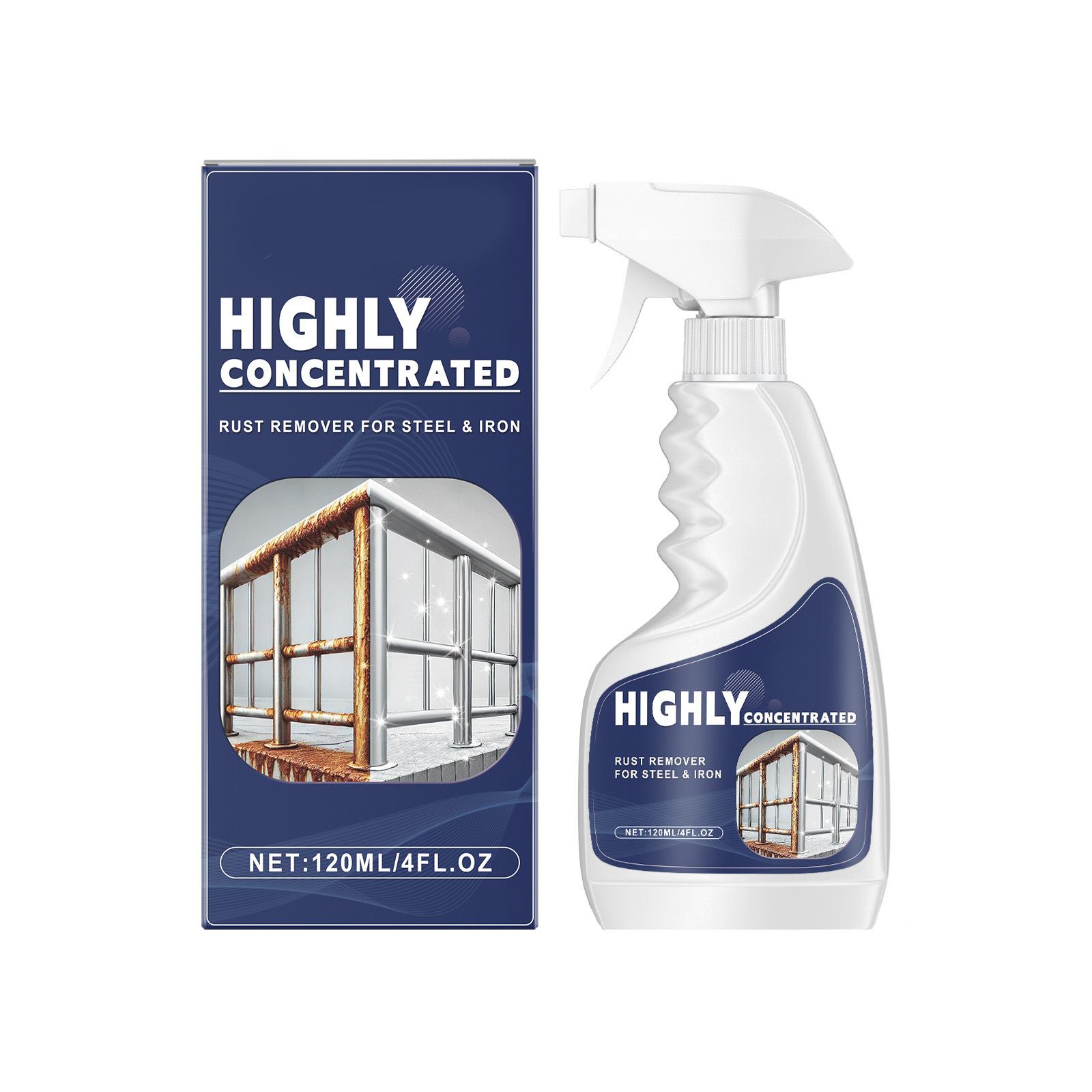 Highly Concentrated Rust Remover for Steel and Iron Spray Bottle 120ml Effective Rust Cleaning Solution for Metal Surfaces and Tools One Size
Highly Concentrated Rust Remover for Steel and Iron Spray Bottle 120ml Effective Rust Cleaning Solution for Metal Surfaces and Tools One Size