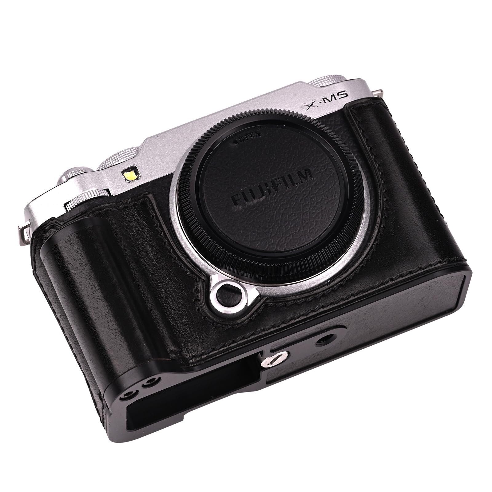 CLC handmade compatible FUJIFILM Fuji X-M5 dedicated camera case camera cover camera bag genuine leather head layer cowhide body + metal base plate +
CLC handmade compatible FUJIFILM Fuji X-M5 dedicated camera case camera cover camera bag genuine leather head layer cowhide body + metal base plate +