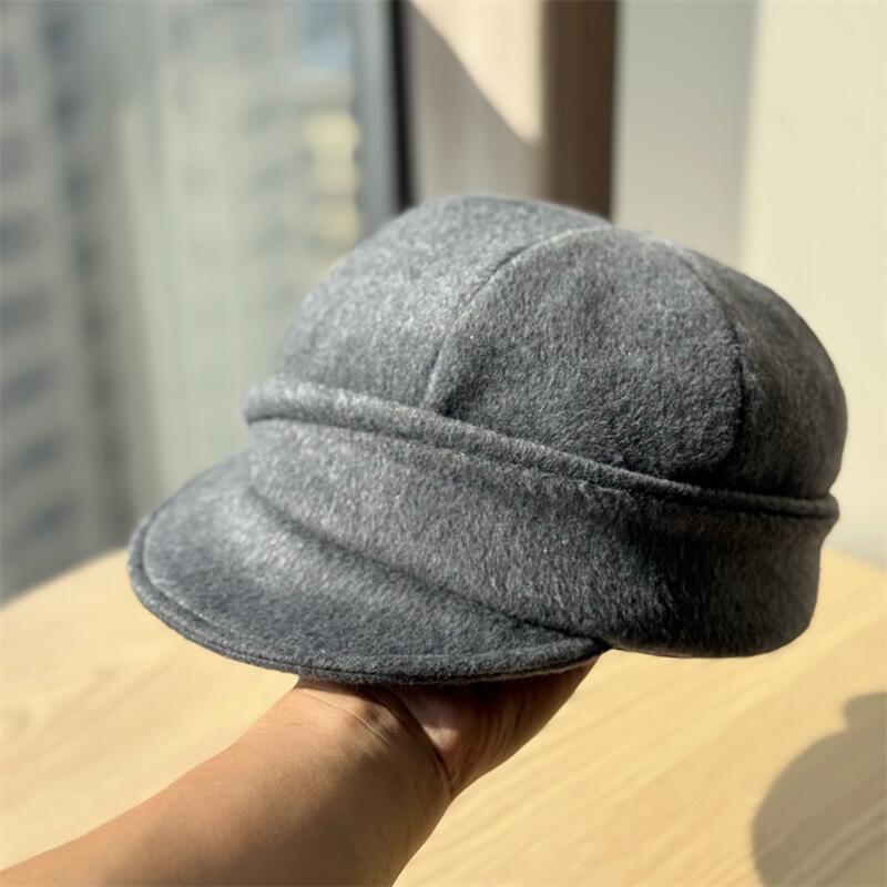 Autumn/Winter new product: retro soft-top black woolen beret, octagonal hat, and newsboy hat for women, exuding a high-end vibe in this season s Adult54-60Adjustable сірий колір
Autumn/Winter new product: retro soft-top black woolen beret, octagonal hat, and newsboy hat for women, exuding a high-end vibe in this season s Adult54-60Adjustable сірий колір