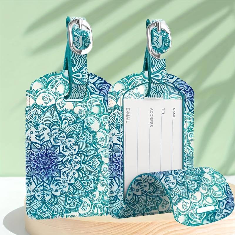 1Pc Colorful Printed Luggage Tag - Leather, Travel ID Card Cover & Anti - Loss Bag Pendant
1Pc Colorful Printed Luggage Tag - Leather, Travel ID Card Cover & Anti - Loss Bag Pendant
