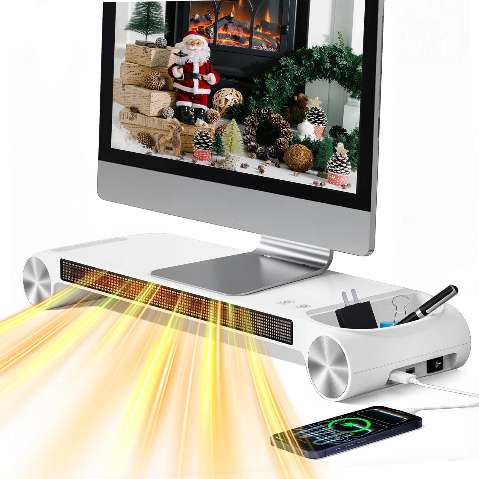 Eary 330W 110V Desk Heater & Monitor Stand for Office Home with Timer 2 Heat Keyboard Hand Warmer with USB Port US Standard Plug
Eary 330W 110V Desk Heater & Monitor Stand for Office Home with Timer 2 Heat Keyboard Hand Warmer with USB Port US Standard Plug