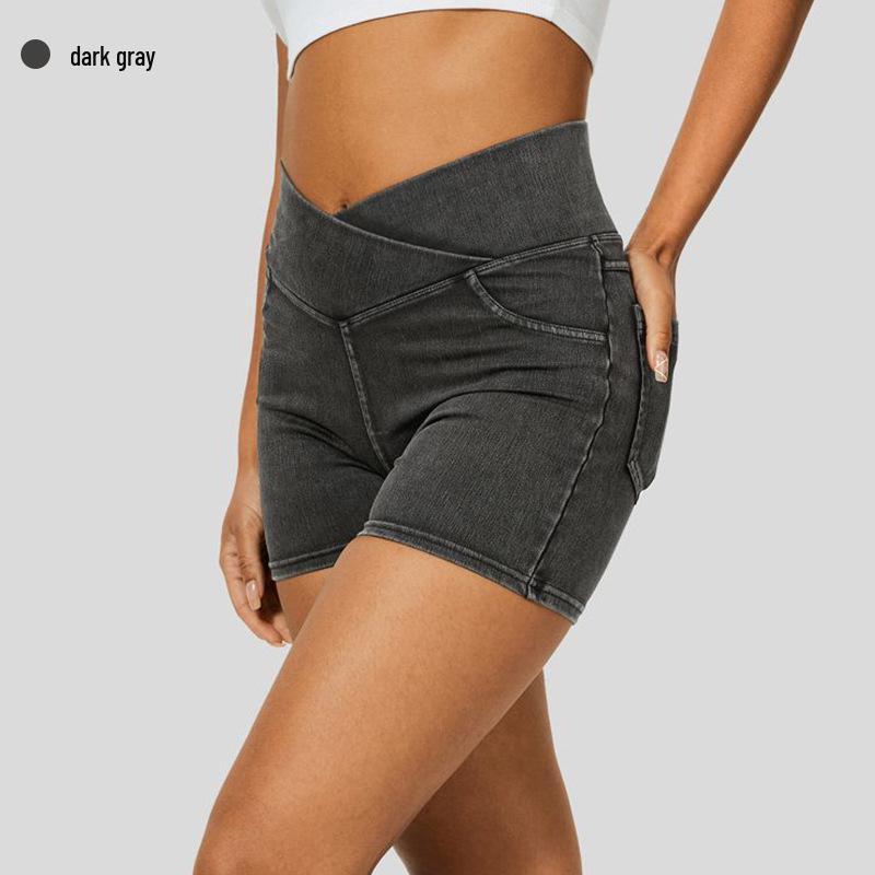 European & American Women s High-Waisted Butt-Lifting Denim Yoga Shorts with Pockets, Slimming 3/4 Length. Large темно-сірий
European & American Women s High-Waisted Butt-Lifting Denim Yoga Shorts with Pockets, Slimming 3/4 Length. Large темно-сірий