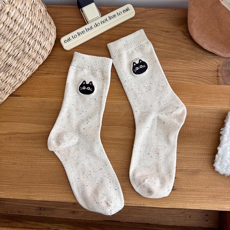 Women s and Girls Cute Cat Mid-Calf Socks - Pure Cotton, Polka Dot Design, Versatile for Autumn and Winter One Size
Women s and Girls Cute Cat Mid-Calf Socks - Pure Cotton, Polka Dot Design, Versatile for Autumn and Winter One Size