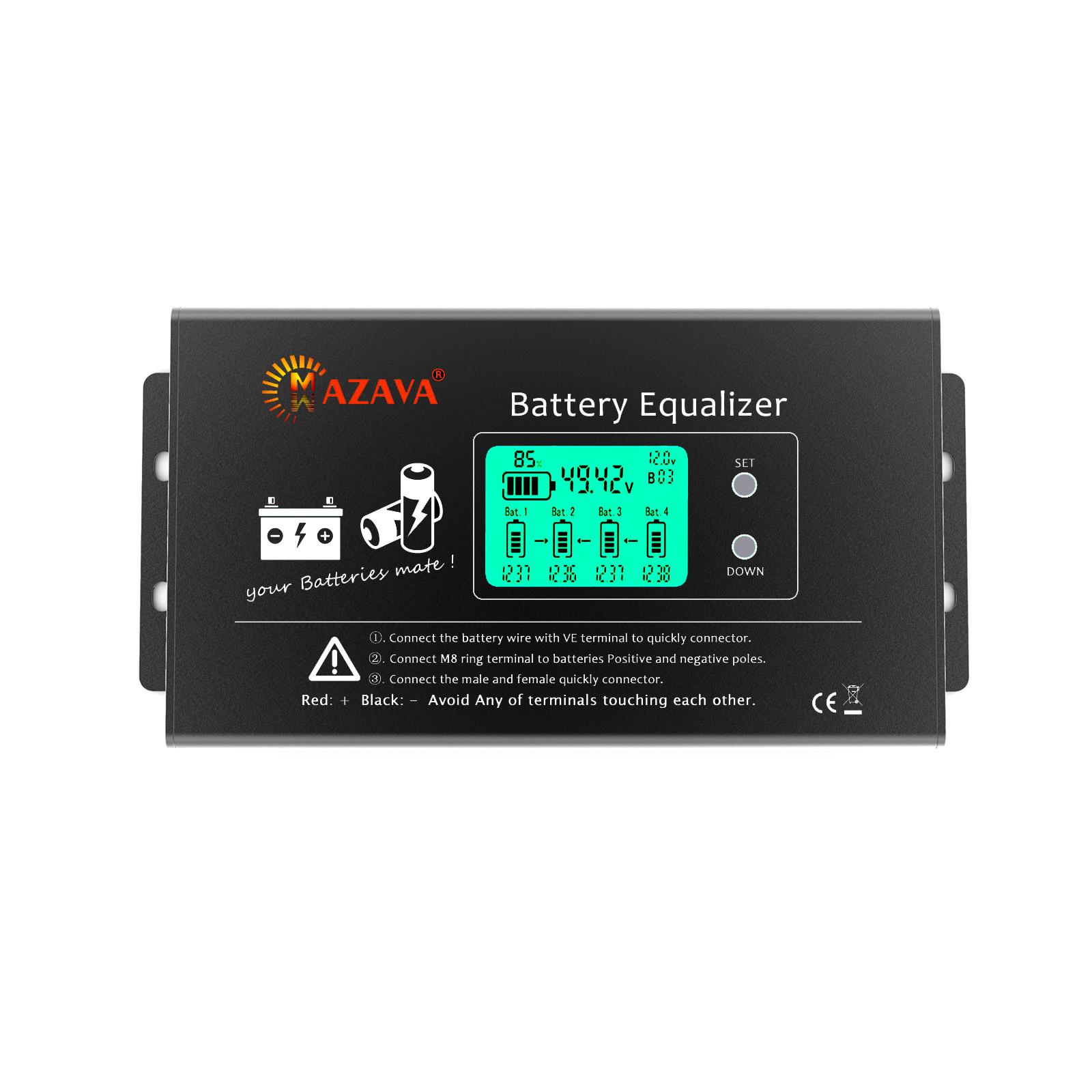 MAZAVA PLC-10 HX02 Балансир акумулятора 2S 4S 12V 24V 36V 48V 96A Активний РК-дисплей Свинцево-кислотний Li li-ion LiFePO4 Еквалайзер-монітор акумулятора HX02
MAZAVA PLC-10 HX02 Балансир акумулятора 2S 4S 12V 24V 36V 48V 96A Активний РК-дисплей Свинцево-кислотний Li li-ion LiFePO4 Еквалайзер-монітор акумулятора HX02
