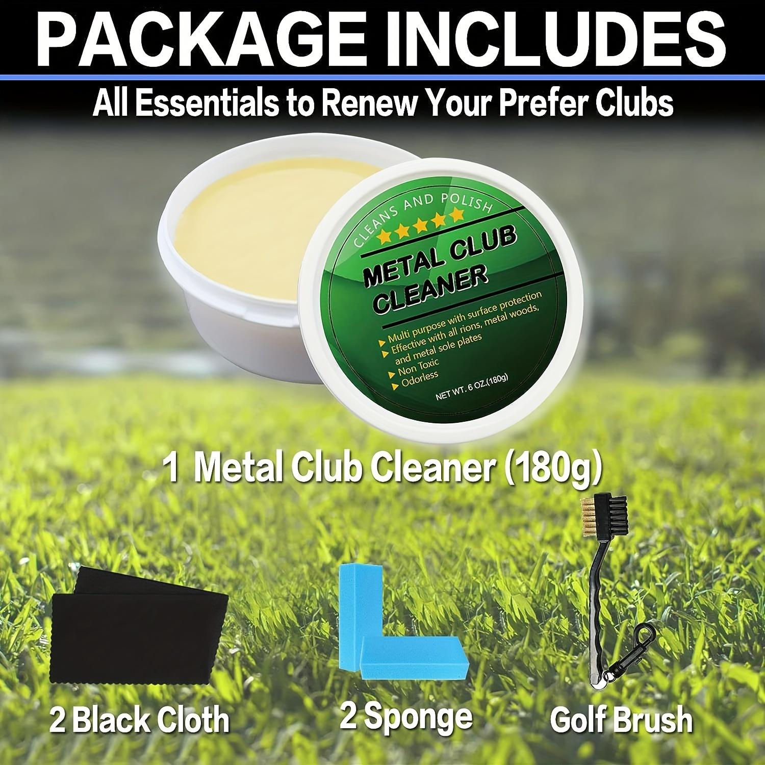 Golf Club Cleaner Kit with Polishing Paste & Metal Cleaner Premium Sponge & Soft Cloths Restores Shine & Prevents Tarnish
Golf Club Cleaner Kit with Polishing Paste & Metal Cleaner Premium Sponge & Soft Cloths Restores Shine & Prevents Tarnish