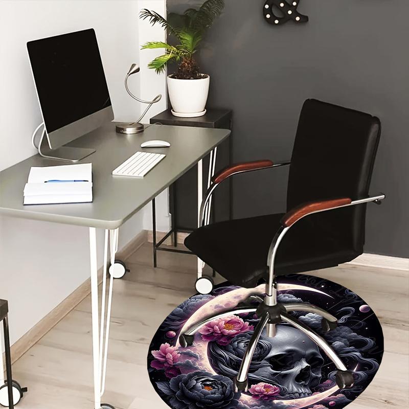 1pc Office Carpet Chair Mats Moonlit Skull with Flowers Yin-Yang Perfect for Decorating Office Chairs, Living Rooms, Or Bedrooms.YDT229 80cm by 80cm
1pc Office Carpet Chair Mats Moonlit Skull with Flowers Yin-Yang Perfect for Decorating Office Chairs, Living Rooms, Or Bedrooms.YDT229 80cm by 80cm