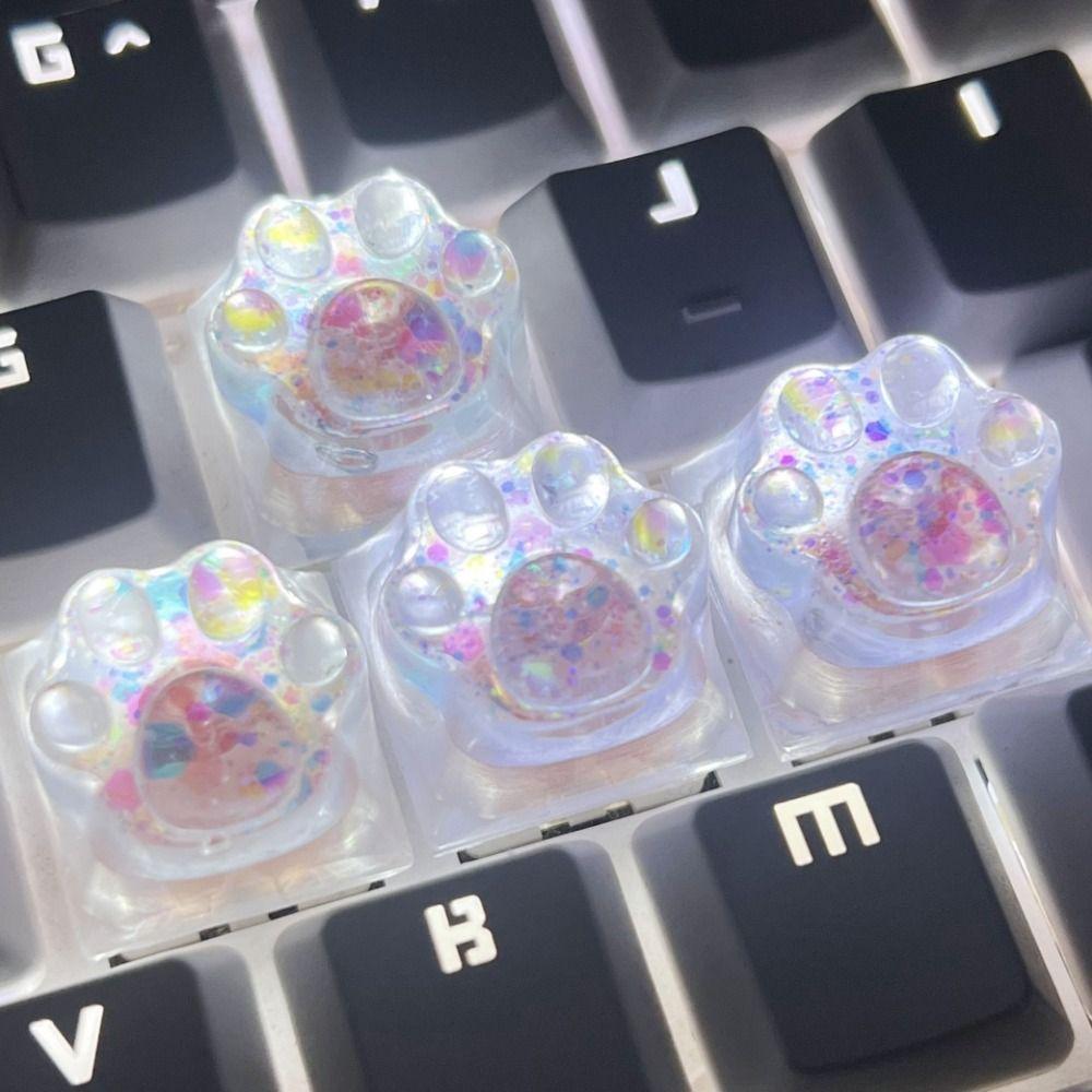 OEM R4 Height Cat s Paw Shaped Keycaps Transparent Mechanical Keyboard Keycap Desktop Computer style G
OEM R4 Height Cat s Paw Shaped Keycaps Transparent Mechanical Keyboard Keycap Desktop Computer style G