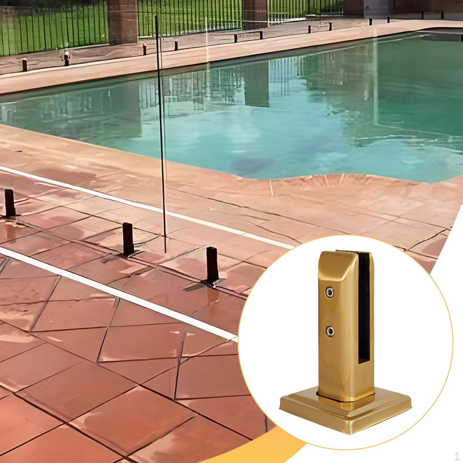 Glass Clamp Clip 10-12 mm Thick Easily Install Holder Support Bracket for Balustrade Post золотий
Glass Clamp Clip 10-12 mm Thick Easily Install Holder Support Bracket for Balustrade Post золотий