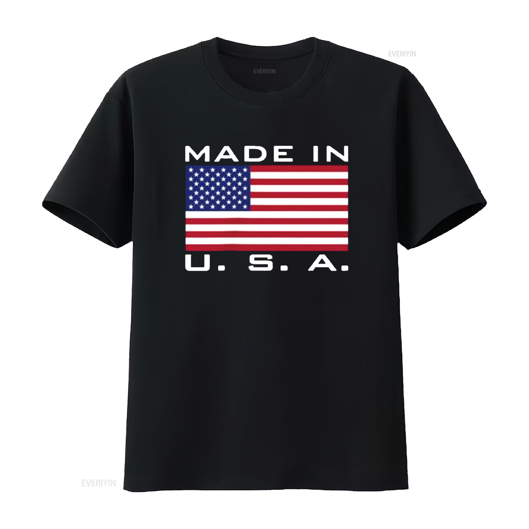 MADE IN USA AMERICA US FLAG STARS AND STRIPES COLOR T Shirt vintage Washed Stretched Breathable Stylish Soft streetwear homme 4XL
MADE IN USA AMERICA US FLAG STARS AND STRIPES COLOR T Shirt vintage Washed Stretched Breathable Stylish Soft streetwear homme 4XL